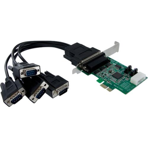 StarTech.com Serial adapter card - PCI Express - serial - 4 ports