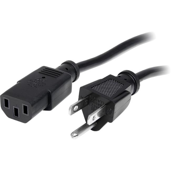 StarTech.com 10 ft Standard Computer Power Cord - NEMA5-15P to C13