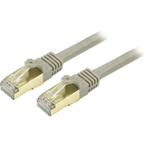 StarTech.com 14 ft Cat6a Patch Cable - Shielded (STP) - Gray - 10Gb Snagless Cat 6a Ethernet Patch Cable