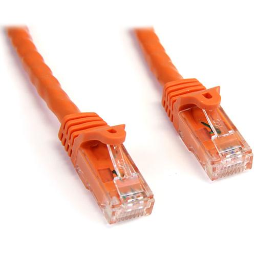 StarTech.com 10 ft Orange Snagless Cat6 UTP Patch Cable