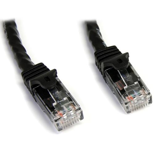 StarTech.com 15 ft Black Snagless Cat6 UTP Patch Cable