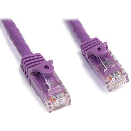 StarTech.com 15 ft Purple Snagless Cat6 UTP Patch Cable