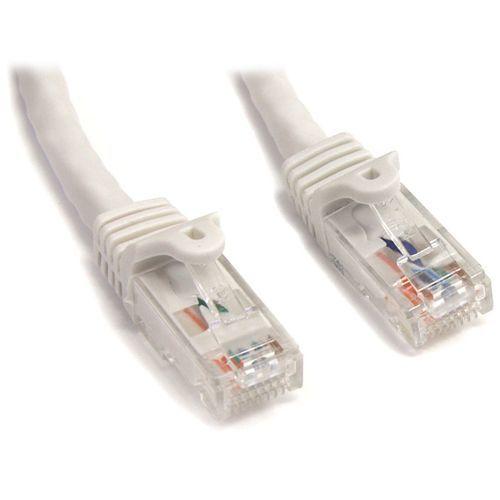 StarTech.com 15 ft White Snagless Cat6 UTP Patch Cable