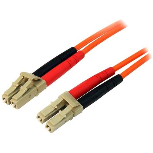 StarTech.com 10m Fiber Optic Cable - Multimode Duplex 50-125 - LSZH - LC-LC - OM2 - LC to LC Fiber Patch Cable