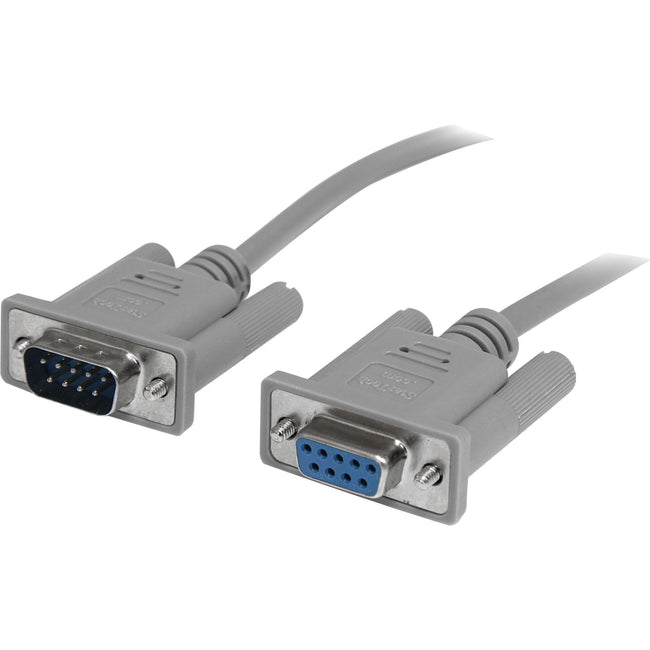 StarTech.com 10 ft DB9 RS232 Serial Null Modem Cable F-M