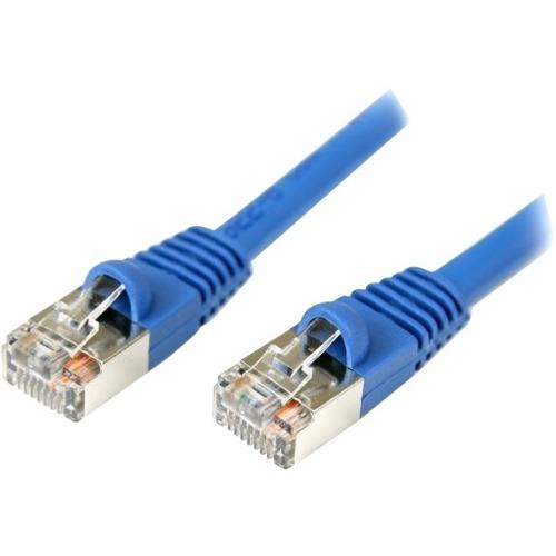 StarTech.com 15 ft Blue Snagless Shielded Cat5e Patch Cable