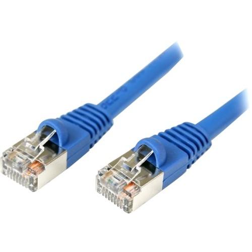 StarTech.com 10 ft Blue Snagless Shielded Cat5e Patch Cable