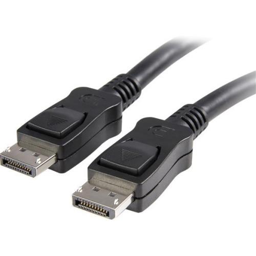 StarTech.com 1 ft Short DisplayPort 1.2 Cable with Latches M-M - DisplayPort 4k