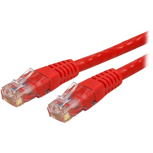 StarTech.com 10 ft Red Molded Cat 6 Patch Cable - ETL Verified