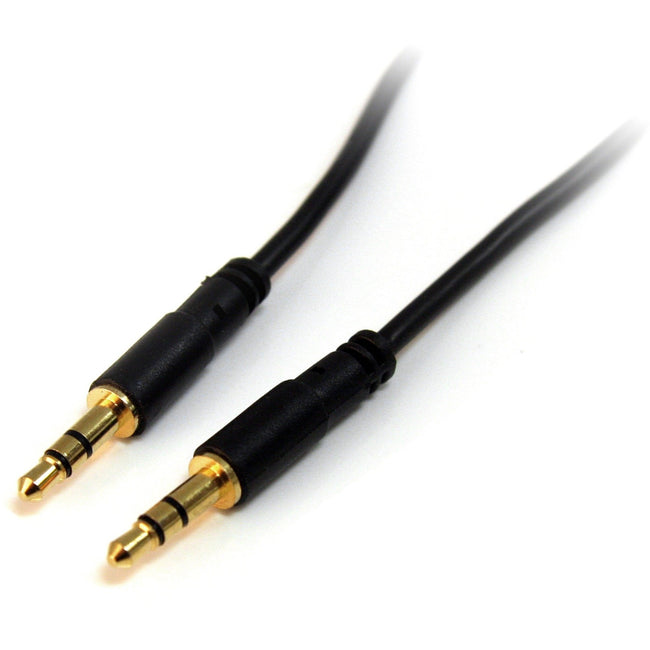 StarTech.com 15 ft Slim 3.5mm Stereo Audio Cable - M-M