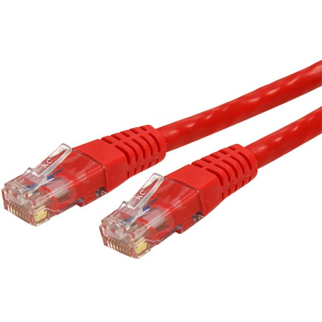 StarTech.com Patch cable - RJ-45 (M) - RJ-45 (M) -25 ft - ( CAT 6 ) - ETL - Red