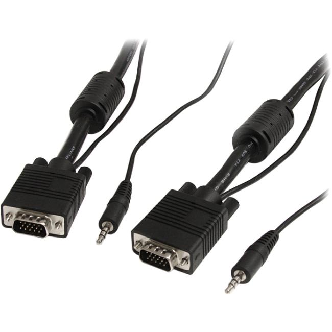 StarTech.com 15 ft Coax High Resolution Monitor VGA Cable with Audio HD15 M-M