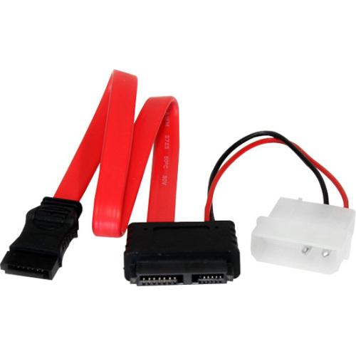 StarTech.com 12in Slimline SATA to SATA w- LP4 Adapter