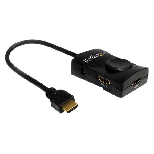 StarTech.com 2 Port HDMI Video Splitter with Audio - USB Powered