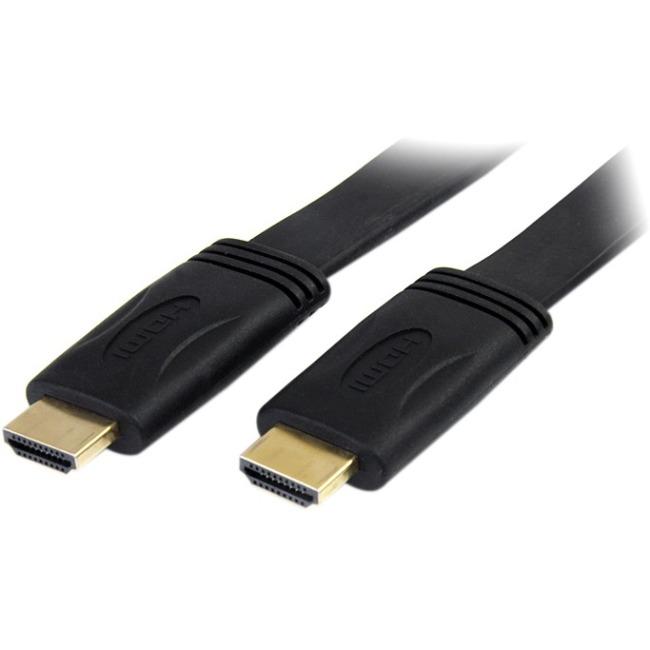 StarTech.com 15 ft Flat High Speed HDMI Cable with Ethernet - Ultra HD 4k x 2k HDMI Cable - HDMI to HDMI M-M