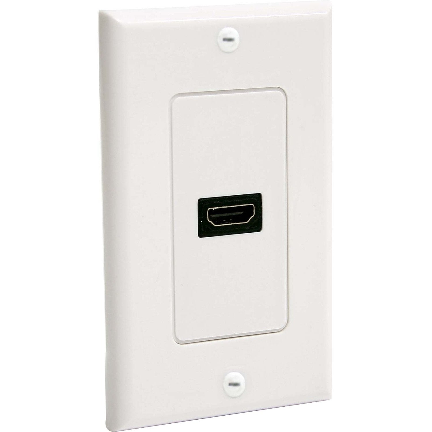 StarTech.com Single Outlet Female HDMI® Wall Plate White