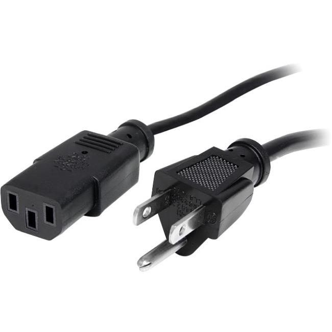 StarTech.com 15 ft Standard Computer Power Cord - NEMA5-15P to C13