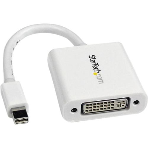 StarTech.com Mini DisplayPort® to DVI Video Adapter Converter - White