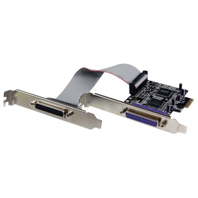 StarTech.com 2 Port PCI Express - PCI-e Parallel Adapter Card - IEEE 1284 with Low Profile Bracket