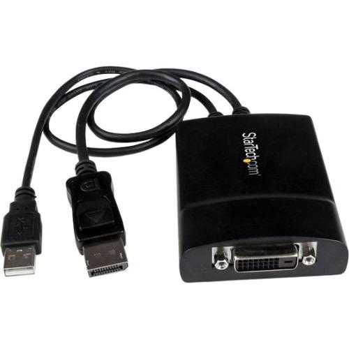 StarTech.com DisplayPort® to DVI Dual Link Active Video Adapter Converter - DP to DVI-D - 2560x1600