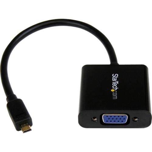 StarTech.com Micro HDMI® to VGA Adapter Converter for Smartphones - Ultrabook - Tablet - 1920x1080