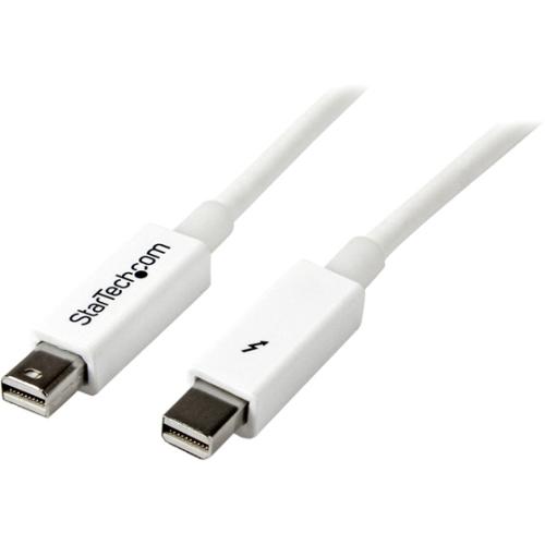 StarTech.com 0.5m White Thunderbolt Cable - M-M