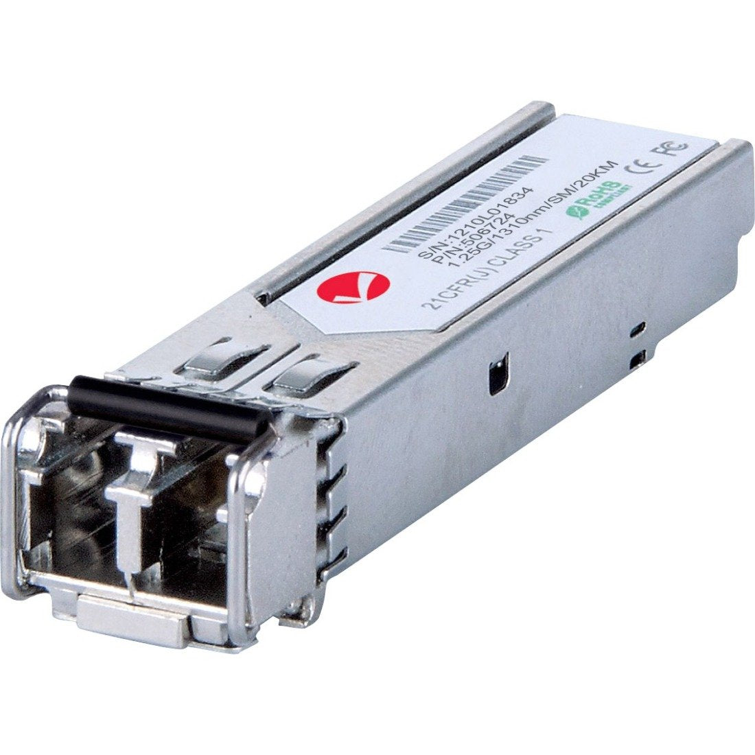 Intellinet Network Solutions Gigabit Fiber SFP Module, LC, Single-Mode, 12.4 miles (20 km)