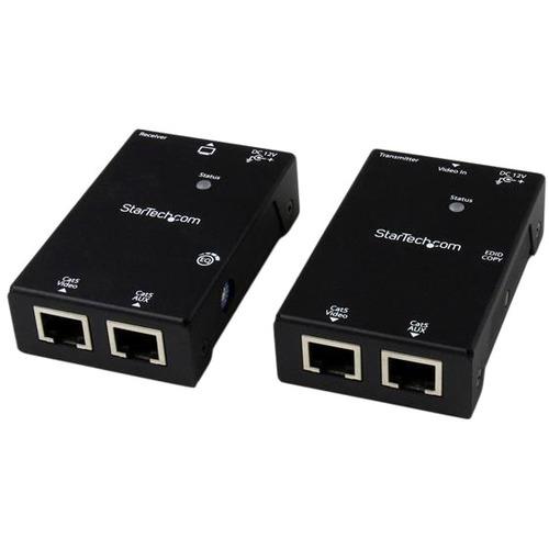 StarTech.com HDMI Over CAT5-CAT6 Extender with Power Over Cable - 165 ft (50m)