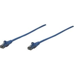 Intellinet Network Solutions Cat6 UTP Network Patch Cable, 10 ft (3.0 m), Blue