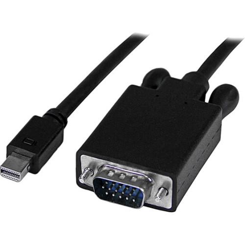 StarTech.com 15 ft DisplayPort™ to VGA Adapter Converter Cable - DP to VGA 1920x1200 - Black