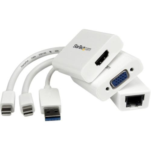 StarTech.com Macbook Air Accessories Kit - MDP to VGA - HDMI and USB 3.0 Gigabit Ethernet Adapter