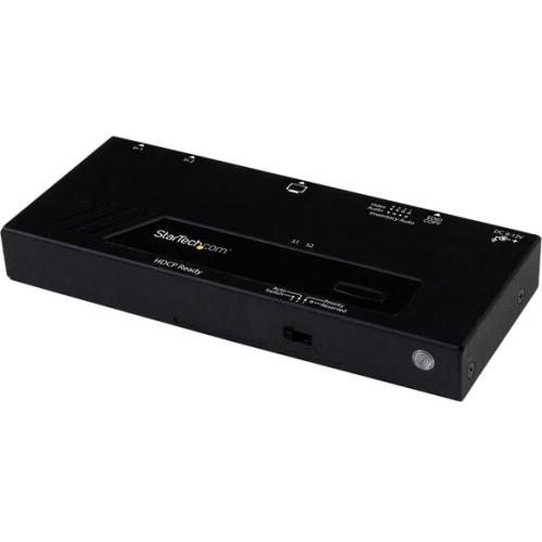 StarTech.com 2 Port HDMI Switch w- Automatic and Priority Switching - 1080p