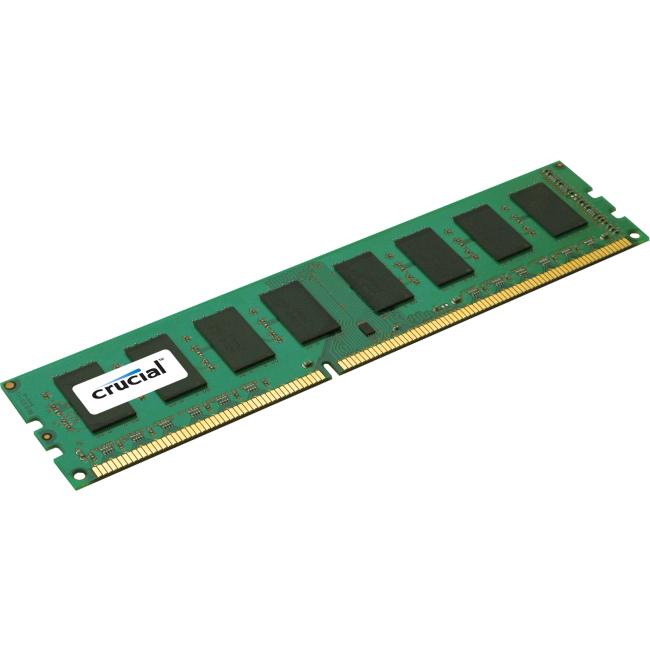 Crucial 4GB, 240-pin DIMM, DDR3 PC3-12800 Memory Module