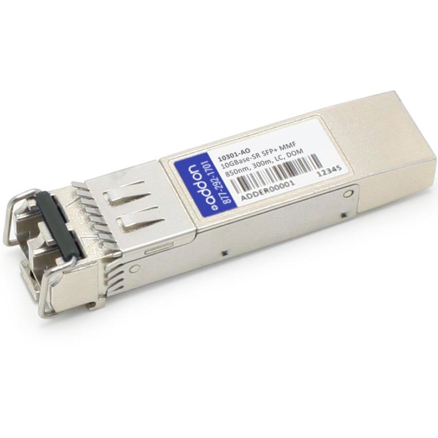 AddOn Extreme Networks 10301 Compatible TAA Compliant 10GBase-SR SFP+ Transceiver (MMF, 850nm, 300m, LC, DOM)