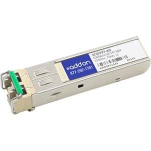 AddOn HP 3CSFP97 Compatible TAA Compliant 1000Base-ZX SFP Transceiver (SMF, 1550nm, 70km, LC)