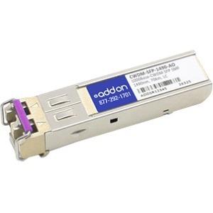 AddOn Cisco CWDM-SFP-1490 Compatible TAA Compliant 1000Base-CWDM SFP Transceiver (SMF, 1490nm, 70km, LC)