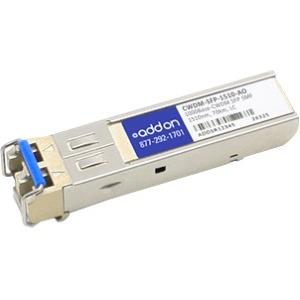 AddOn Cisco CWDM-SFP-1510 Compatible TAA Compliant 1000Base-CWDM SFP Transceiver (SMF, 1510nm, 70km, LC)