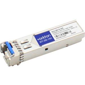 AddOn Cisco GLC-BX-D Compatible TAA Compliant 1000Base-BX SFP Transceiver (SMF, 1490nmTx-1310nmRx, 10km, LC, DOM)