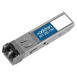 AddOn Alcatel-Lucent iSFP-GIG-LH70 Compatible TAA Compliant 1000Base-ZX SFP Transceiver (SMF, 1550nm, 80km, LC, DOM)