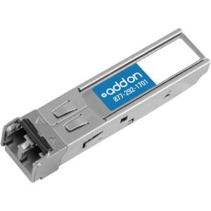 AddOn Alcatel-Lucent iSFP-GIG-LX Compatible TAA Compliant 1000Base-LX SFP Transceiver (SMF, 1310nm, 10km, LC, DOM)