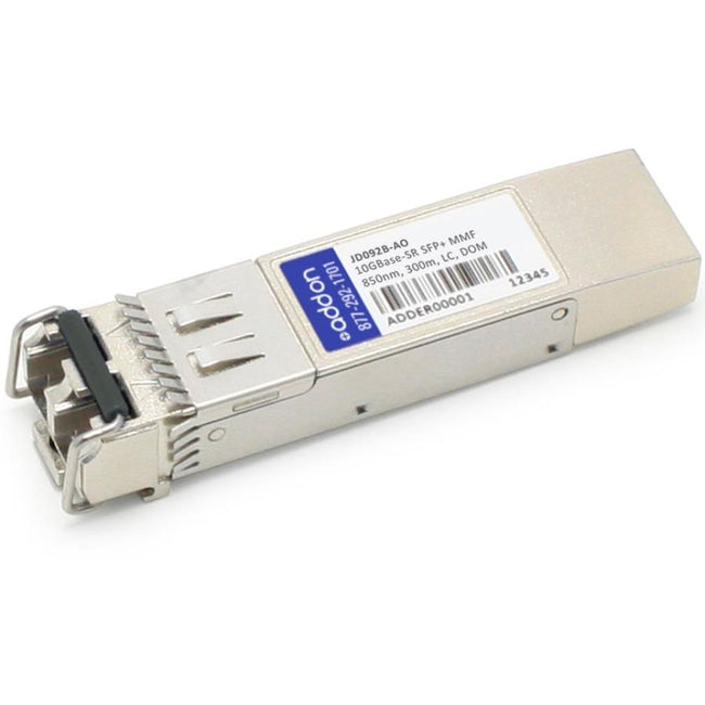 AddOn HP JD092B Compatible TAA Compliant 10GBase-SR SFP+ Transceiver (MMF, 850nm, 300m, LC, DOM)