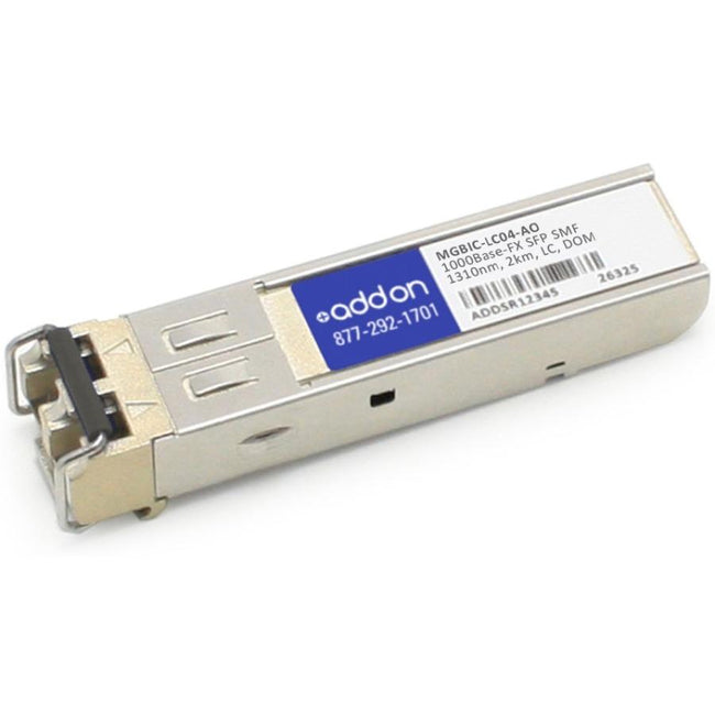 AddOn Enterasys MGBIC-LC04 Compatible TAA Compliant 100Base-FX SFP Transceiver (MMF, 1310nm, 2km, LC)