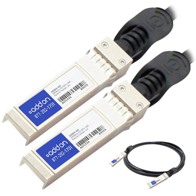 AddOn Extreme Networks 10304 Compatible TAA Compliant 10GBase-CU SFP+ to SFP+ Direct Attach Cable (Passive Twinax, 1m)