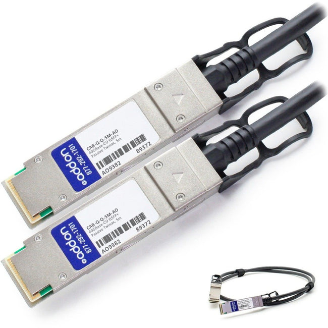 AddOn Arista Networks CAB-Q-Q-5M Compatible TAA Compliant 40GBase-CU QSFP+ to QSFP+ Direct Attach Cable (Passive Twinax, 5m)