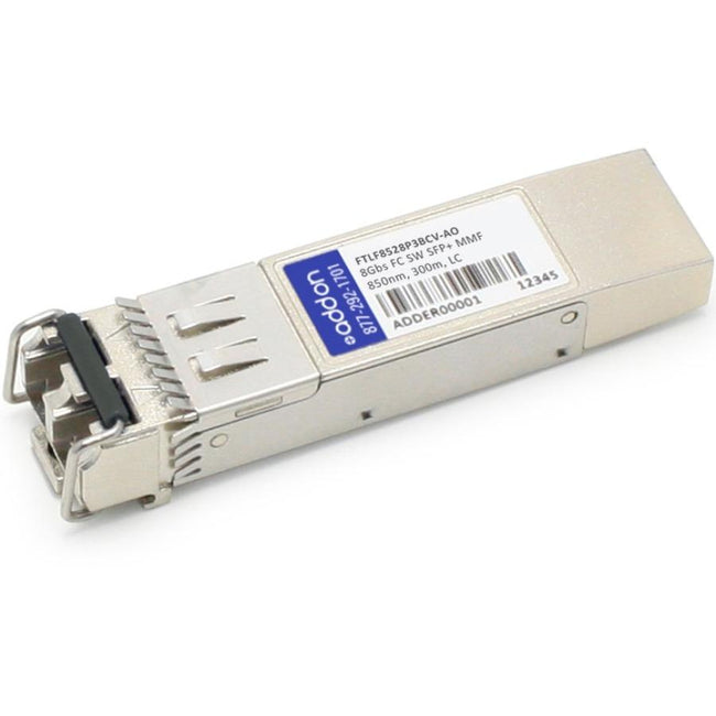 AddOn Finisar FTLF8528P3BCV Compatible TAA Compliant 2-4-8Gbs Fibre Channel SW SFP+ Transceiver (MMF, 850nm, 300m, LC)