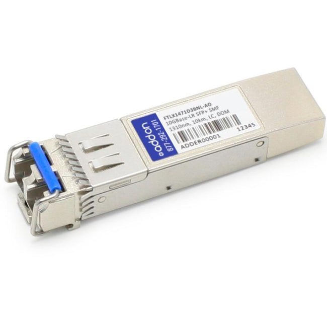 AddOn Finisar FTLX1471D3BNL Compatible TAA Compliant 10GBase-LR SFP+ Transceiver (SMF, 1310nm, 10km, LC, DOM)