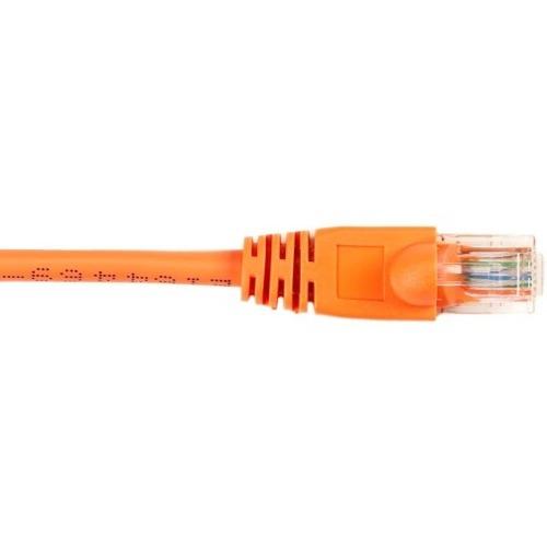 Black Box CAT6 Value Line Patch Cable, Stranded, Orange, 4-ft. (1.2-m)