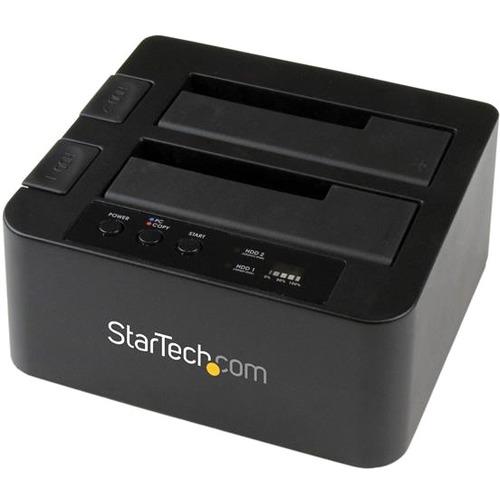 StarTech.com eSATA - USB 3.0 Hard Drive Duplicator Dock - Standalone HDD Cloner with SATA 6Gbps for fast-speed duplication