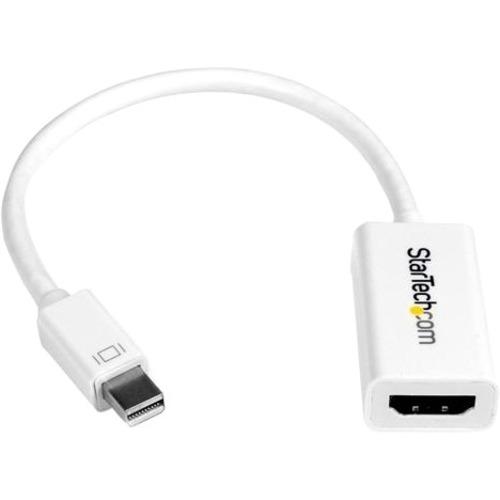 StarTech.com Mini DisplayPort to HDMI 4K Audio - Video Converter - mDP 1.2 to HDMI Active Adapter for Mac Book Pro - Mac Book Air - 4K @ 30 Hz