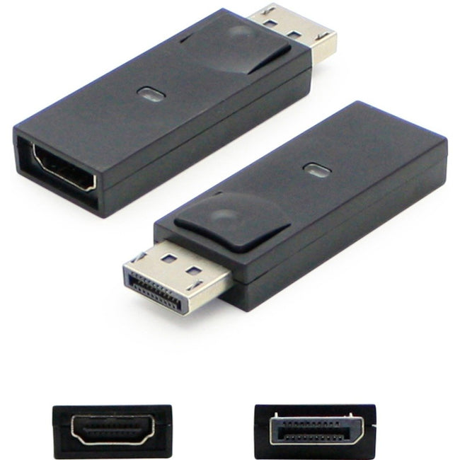 AddOn DisplayPort Male to HDMI Female Black Adapter (Requires DP++)